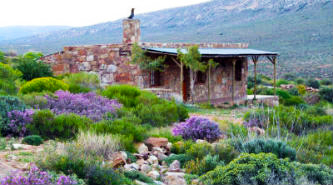 Cederberg Accomodation - Eagle Chalet view of the stone chalet